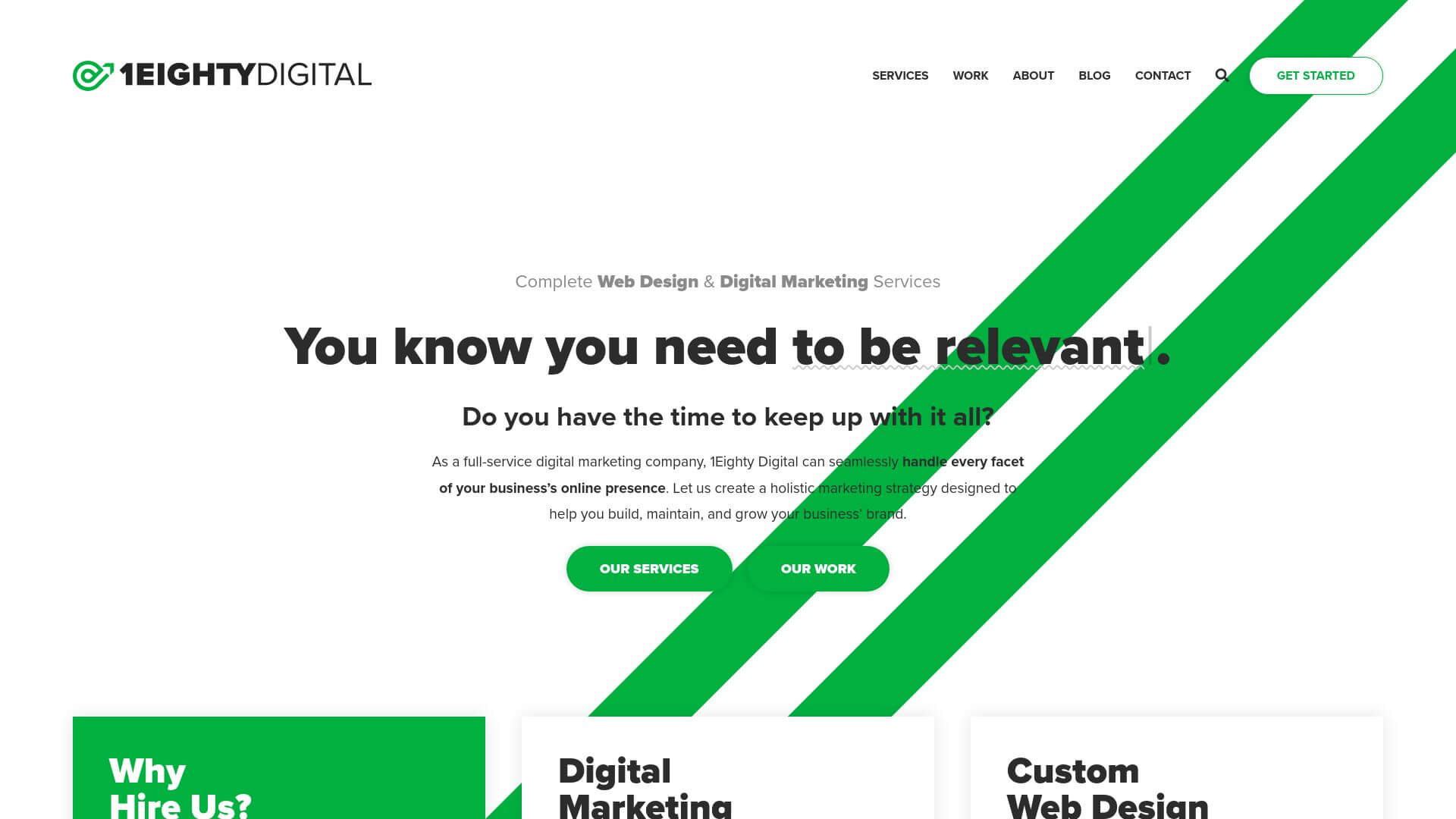 1 Eighty Digital, Indiana, Cincinnatti, Web Design