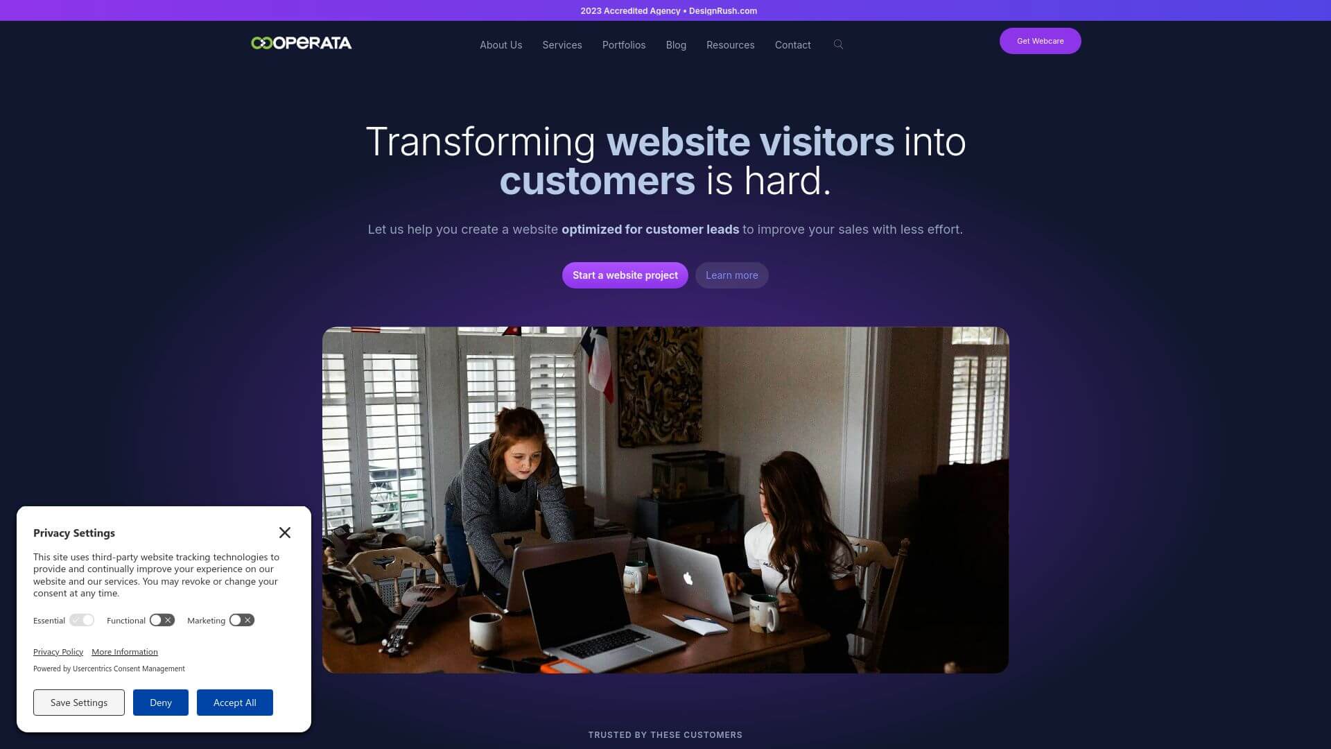 Cooperata, Web Design, Indiana