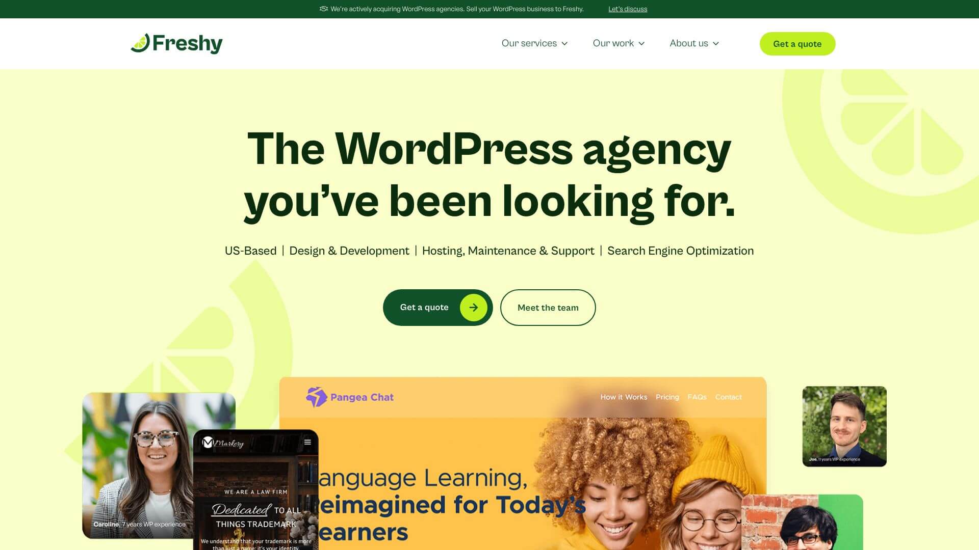 Freshysites, Web Design, Washington, DC