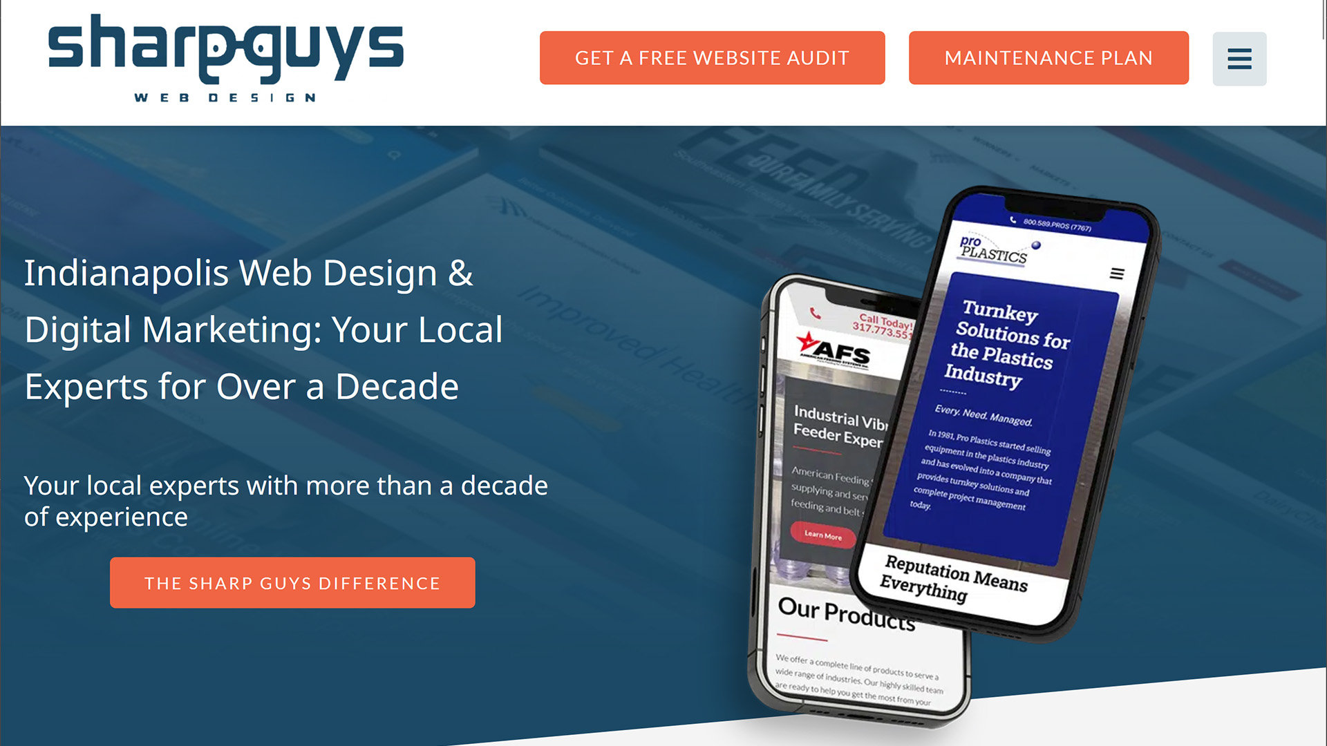 Sharp Guys Web Design, Indianapolis, IN