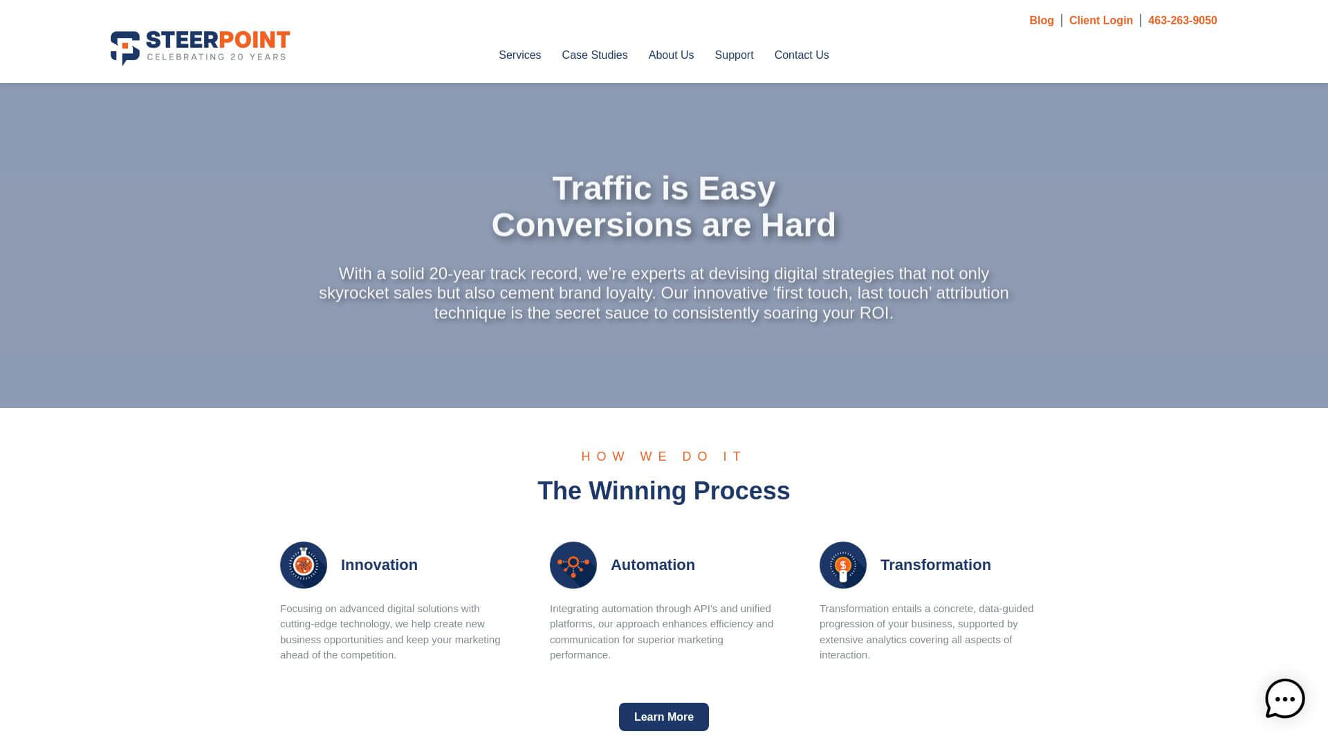 SteerPoint, Web Design, Indiana